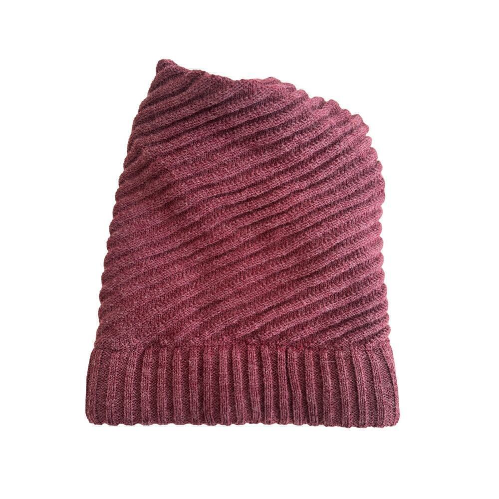 Olive & Pique 3 Way Burgundy Beanie